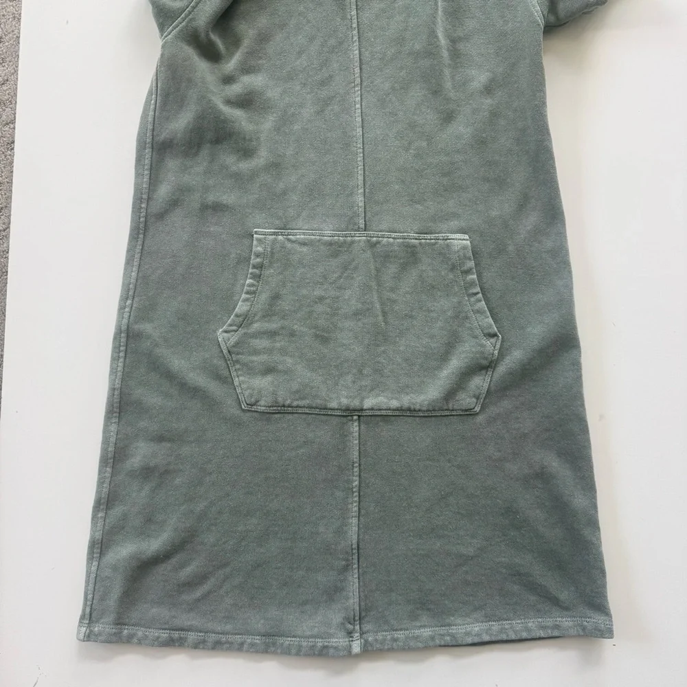 Toad&Co Intermosso Hemp Hooded Sweatshirt Dress size Medium - Picture 3 of 7